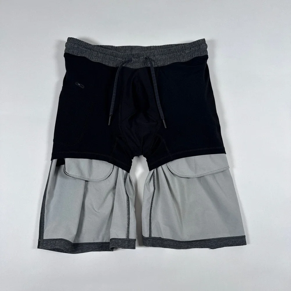 Lululemon Shorts Mens S Gray Pace Breaker Out Of‎ Mind Liner 9